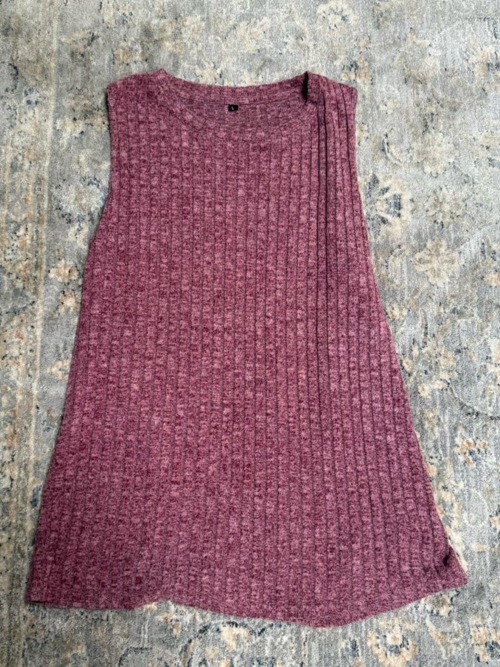 Women’s Sleeveless Rib Knit Top